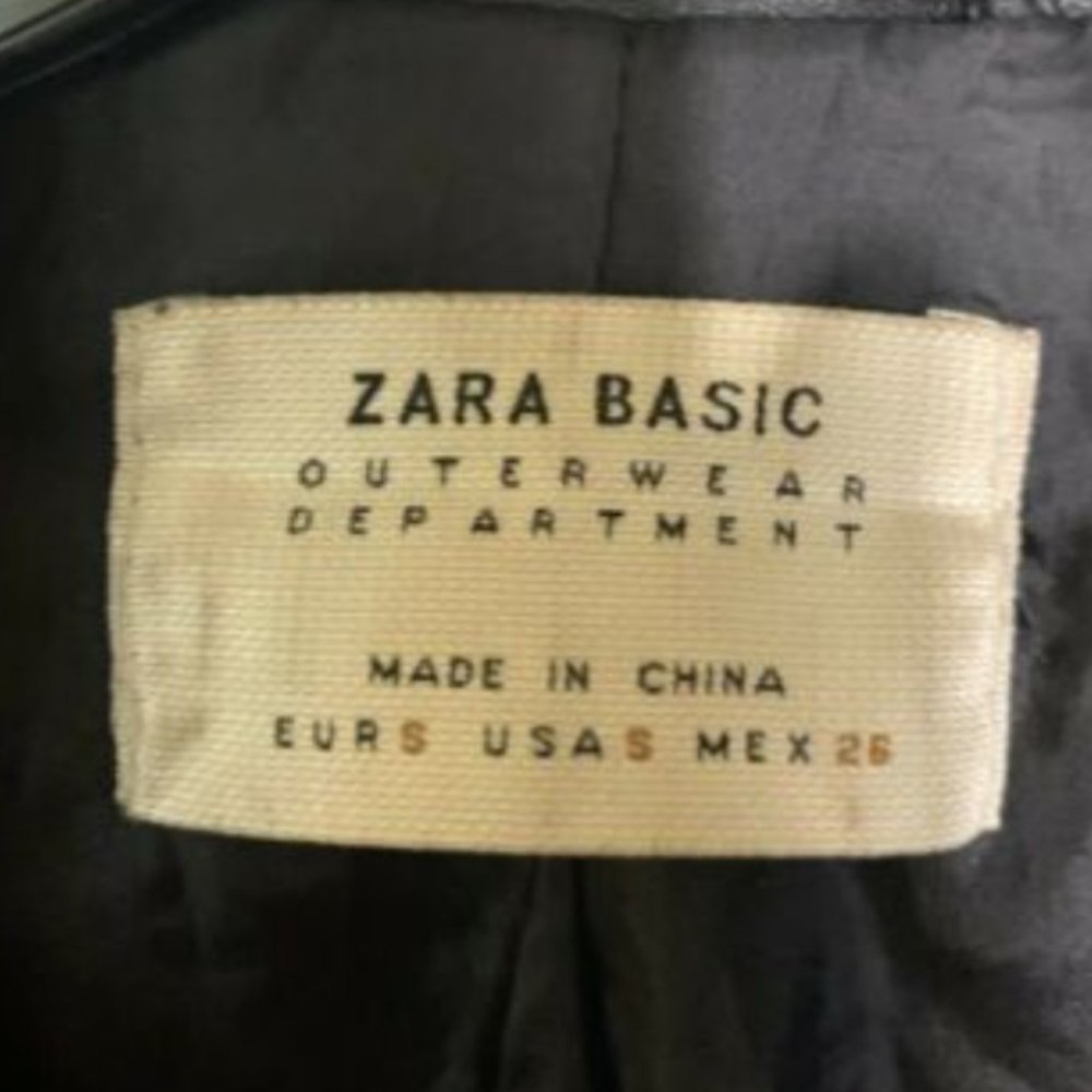 Zara Basic Faux Leather Moto Jacket - Picture 4 of 5